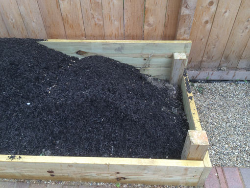 A mix of topsoil, compost and sand is key.
