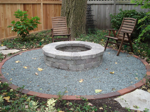 A Built In Fire Pit Styles Options, Fireproof Bricks For Fire Pit