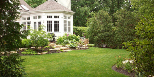 outcroppings and backyard plantings - Nature's Perspective Landscaping