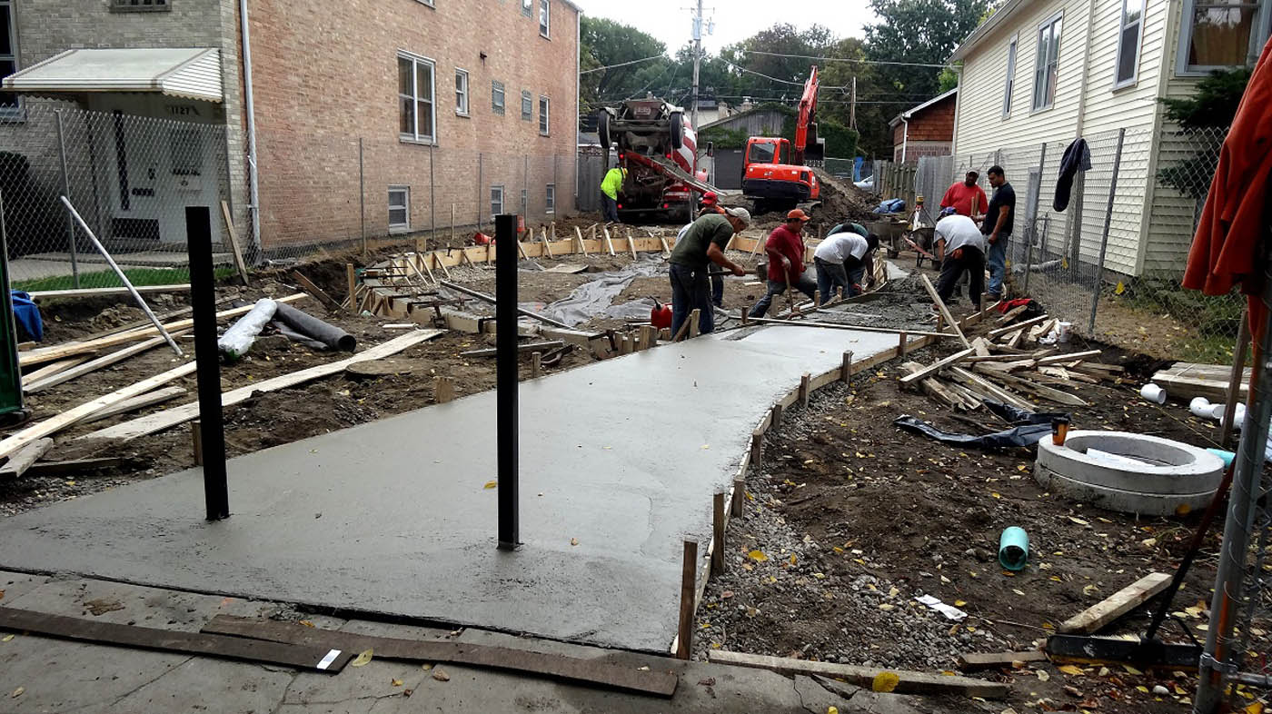 Grandmother Park under construction